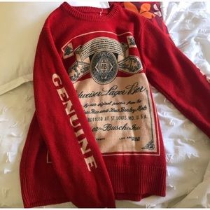 Budweiser vintage sweater